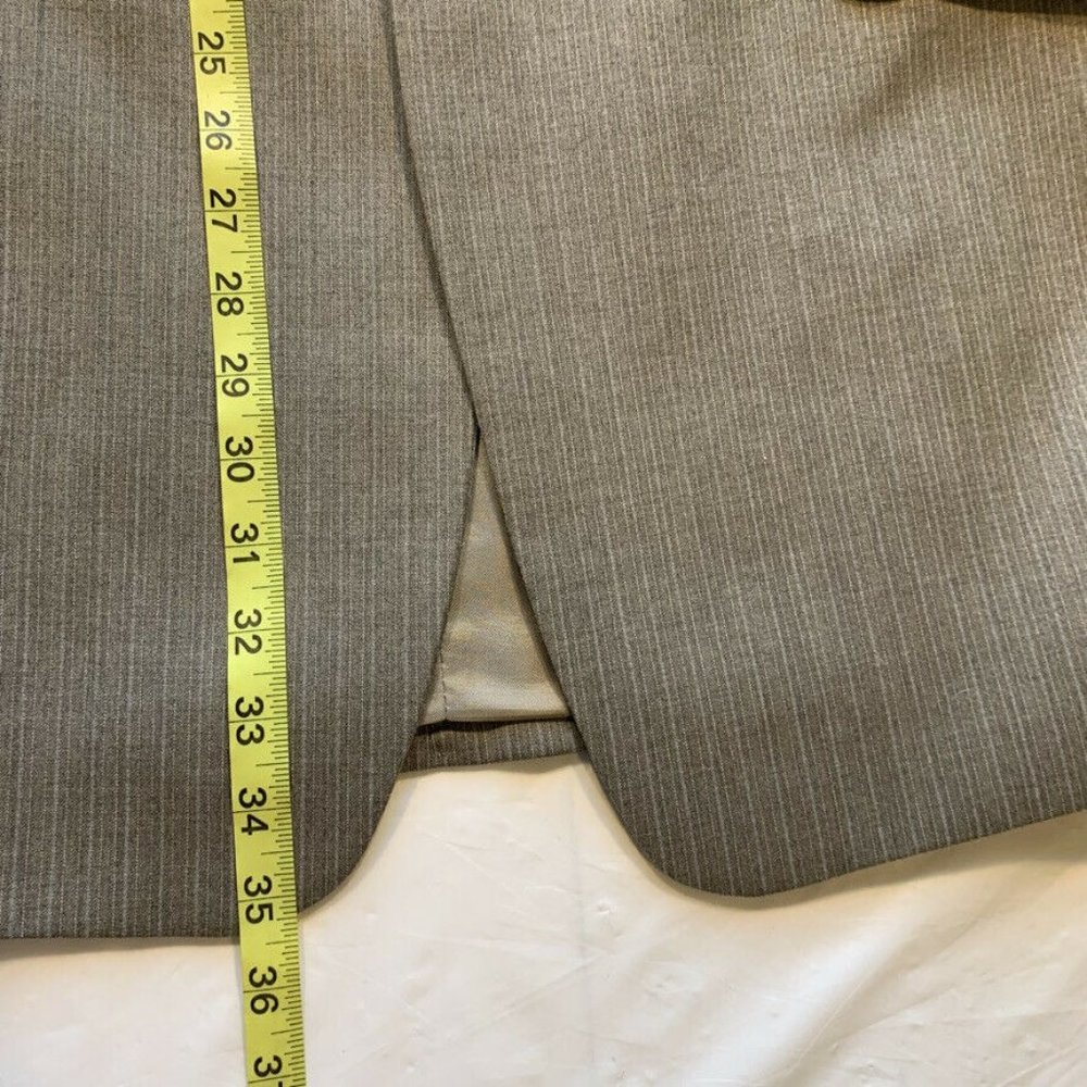 Vintage Calvin Klein 100% Wool Blazer Sport Jacket Coat 2 Button Canada 44L EUC - Picture 11 of 12